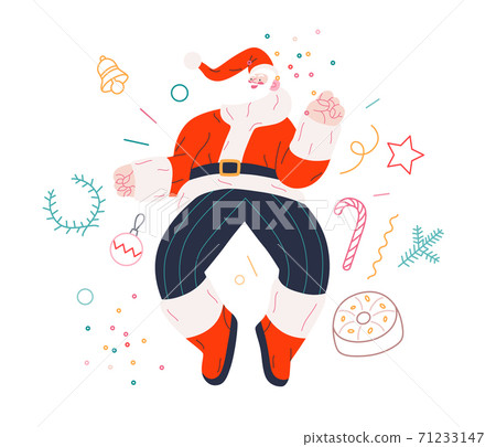 Dancing Santa - Christmas and New Year party 71233147