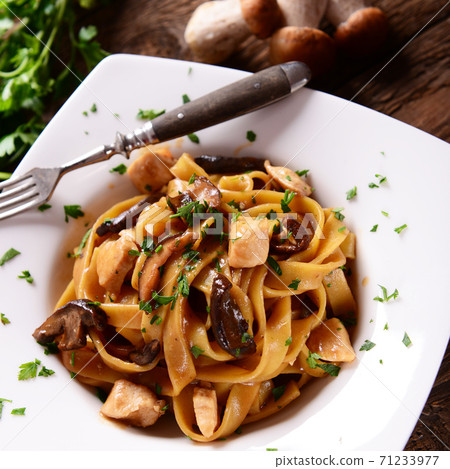 Pasta with porcini mushrooms Pasta with porcini mushrooms 71233977