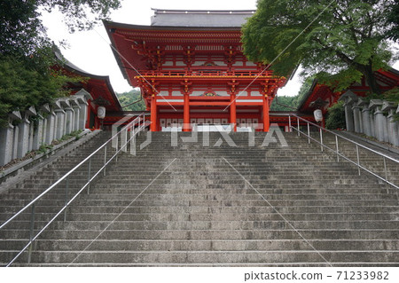 Omi Jingu Temple gate Omi Jingu Temple gate 71233982