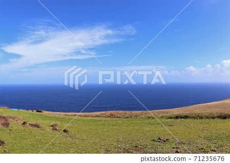 從Orongo，復活節島的海景 71235676