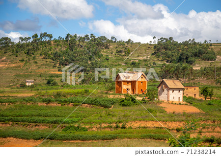The homes of locals on the island of Madagascar The homes of locals on the island of Madagascar 71238214