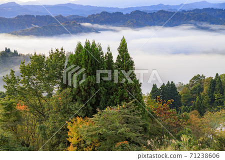 Sea of clouds from Matsudai Shibatouge Sea of clouds from Matsudai Shibatouge 71238606