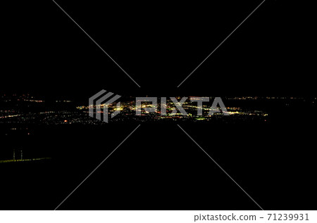 Night view of Yonago city seen from Daisen ... Yonago city, Tottori prefecture Night view of Yonago city seen from Daisen ... Yonago city, Tottori prefecture 71239931