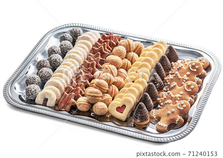 czech traditional homemade christmas cookies 71240153
