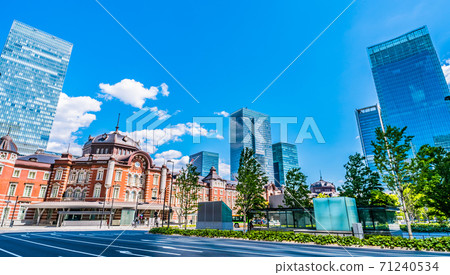 Marunouchi, Chiyoda-ku, Tokyo, Tokyo Station and office building Marunouchi, Chiyoda-ku, Tokyo, Tokyo Station and office building 71240534