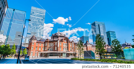 Marunouchi, Chiyoda-ku, Tokyo, Tokyo Station and office building Marunouchi, Chiyoda-ku, Tokyo, Tokyo Station and office building 71240535