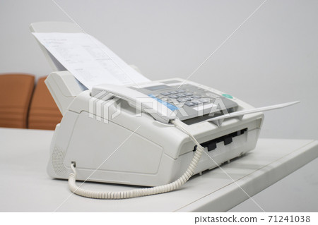 The fax machine for Sending documents in the office 71241038