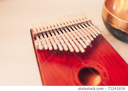 Folk music instrument kalimba Folk music instrument kalimba 71241839