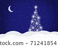 Christmas background with Christmas tree 71241854