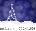 Christmas background with Christmas tree 71241856