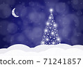 Christmas background with Christmas tree 71241857