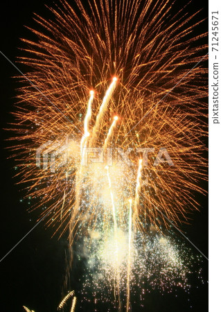 Fireworks image material 71245671