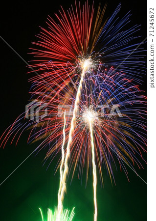 Fireworks image material 71245672