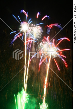 Fireworks image material 71245674