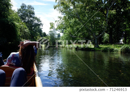 Christchurch Elegant punting on the Avon River 71246913