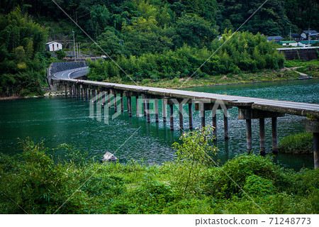 Shimanto River subsidence bridge Shimanto River subsidence bridge 71248773