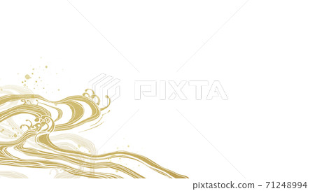 表達水的日式背景-有多種變體 表達水的日式背景-有多種變體 71248994