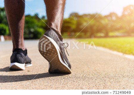 sport runner black man wear feet active ready to running training sport runner black man wear feet active ready to running training 71249049
