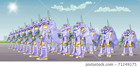 Robot army combat unit 24 aircraft Robot army combat unit 24 aircraft 71249175