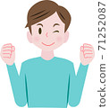 Enthusiastic man 71252087