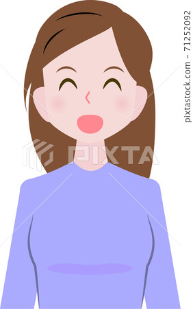 A woman with a smile 71252092