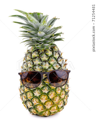 Pineapple isolated on white background 71254481
