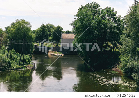 Hydroelectricity on a small river Hydroelectricity on a small river 71254532