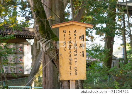 Nagano Prefecture Suwa Taisha Upper Shrine Hongu Myojinyu 71254731