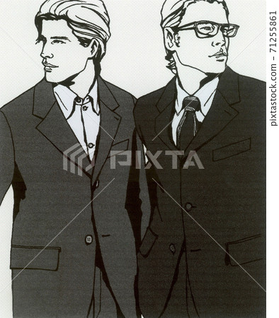 商人風格的插圖 商人風格的插圖 71255861