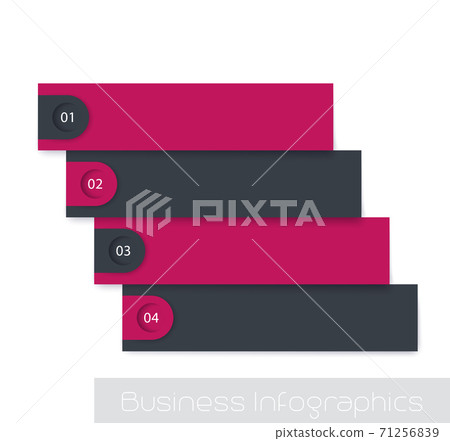 1,2,3,4 steps, timeline, vector infographics 1,2,3,4 steps, timeline, vector infographics 71256839