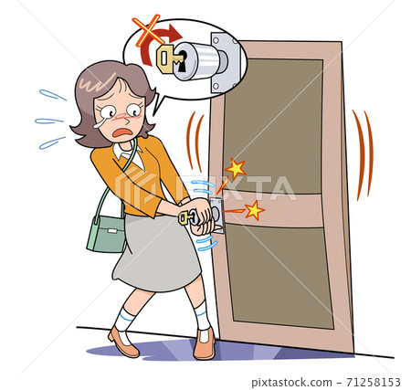 Trouble that the door cannot be unlocked Trouble that the door cannot be unlocked 71258153