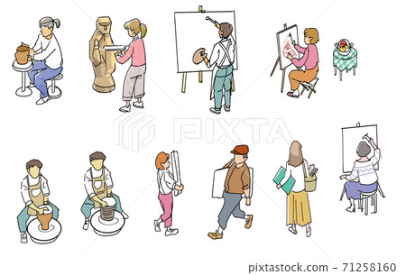 Artist person set Artist person set 71258160