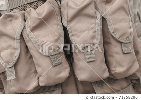 set of bags for military ammunition pouch brown for weapons and ammunition 71259296