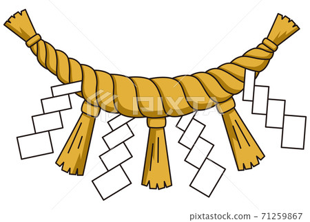 Shimenawa for Shinto ritual 71259867