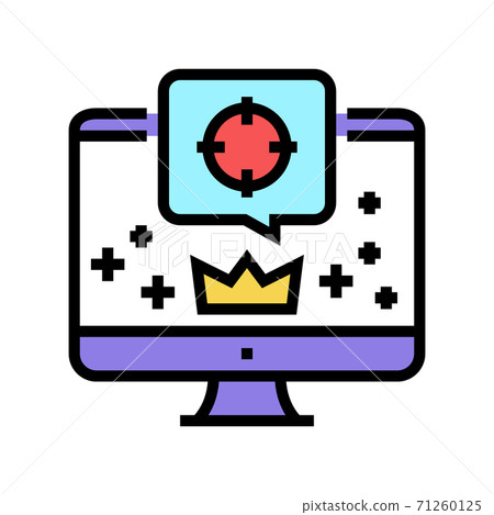 promotion to top color icon vector illustration 71260125