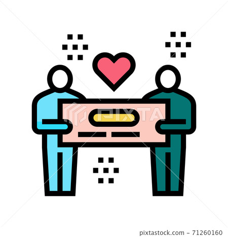 human holding voucher or prize check color icon vector illustration human holding voucher or prize check color icon vector illustration 71260160