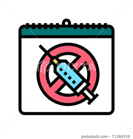 international day against drug abuse and trafficking color icon vector illustration international day against drug abuse and trafficking color icon vector illustration 71260358