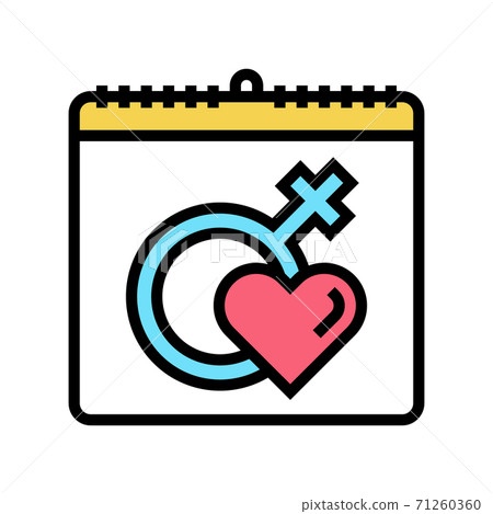 international women day color icon vector illustration international women day color icon vector illustration 71260360