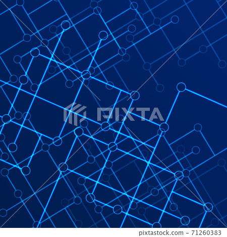 Abstract vector line background with connection points in the form of circles. Data transfer concept. Data array. Science and technology. Neon lines and circles with intersections. Abstract vector line background with connection points in the form of circles. Data transfer concept. Data array. Science and technology. Neon lines and circles with intersections. 71260383
