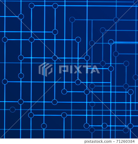 Vector background of lines of connected circles with the effect of neon or glow. Concept of electronic communications and data transfer. Science of technology and computer science.Data array Vector background of lines of connected circles with the effect of neon or glow. Concept of electronic communications and data transfer. Science of technology and computer science.Data array 71260384