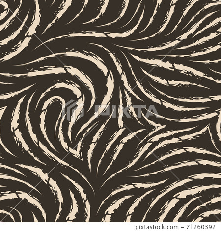 Seamless vector pattern of beige brush strokes or paints. Grunge texture for fabrics and wrapping paper or packaging. Pattern for t-shirts of leggings or curtains. 71260392