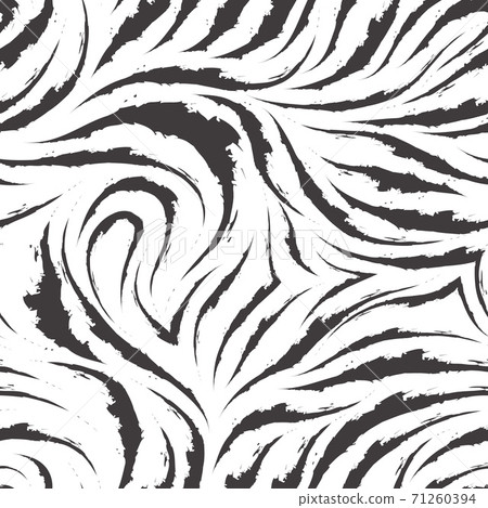 Seamless vector pattern of black brush strokes or paints. Grunge texture for fabrics and wrapping paper or packaging. Pattern for t-shirts of leggings or curtains. Seamless vector pattern of black brush strokes or paints. Grunge texture for fabrics and wrapping paper or packaging. Pattern for t-shirts of leggings or curtains. 71260394