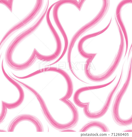 Vector seamless watercolor texture from hearts... - Stock Illustration ...