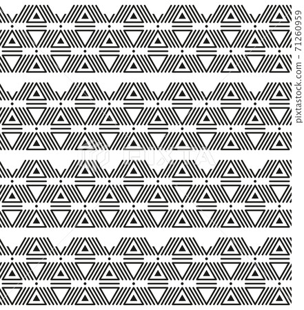 American ethnic indigenous Seamless art triangles pattern American ethnic indigenous Seamless art triangles pattern 71260959