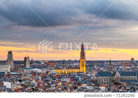 Antwerp, Belgium Cityscape 71262200