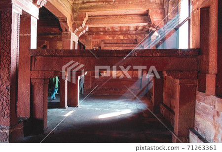 Abandoned ghost city of Fatehpur Sikri, Agra, India 71263361