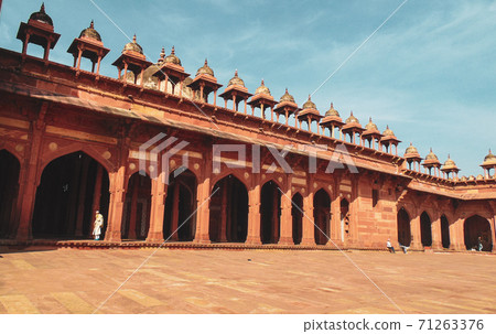Abandoned ghost city of Fatehpur Sikri, Agra, India Abandoned ghost city of Fatehpur Sikri, Agra, India 71263376