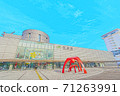 [Anime style] Hokkaido Hakodate Scenery around Hakodate Station 71263991