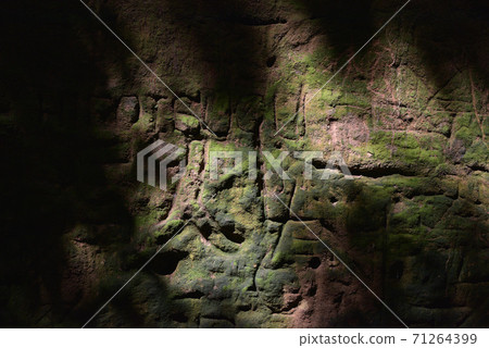 <Kanagawa> The wall surface of the fortress remains on the uninhabited island "Sarushima" in Tokyo Bay 71264399