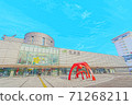 [Anime style] Hokkaido Hakodate Scenery around Hakodate Station 71268211